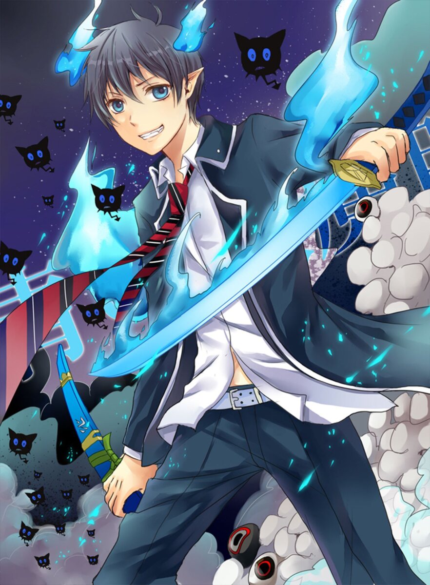 Долгое время Окумура Рин жил жизнью обычного человека, пока не обнаружил в себе невероятную силу. Оказалось, что он - полукровка и один из сыновей Дьявола, живущий в мире людей. У владыки демонов на наследника свои планы, но Рин, будучи наполовину человеком и прожив с людьми много лет, не желает становиться пешкой в руках Сатаны и вместе с братом Юкио поступает в особую школу демоноборцев, зовущих себя экзорцистами, выбирая сторону людей в грядущей войне.
История молодого экзорциста стала хитом 2011 года - замечательный визуальный стиль, музыкальное сопровождение и яркие герои не оставят поклонников сёненов равнодушными.