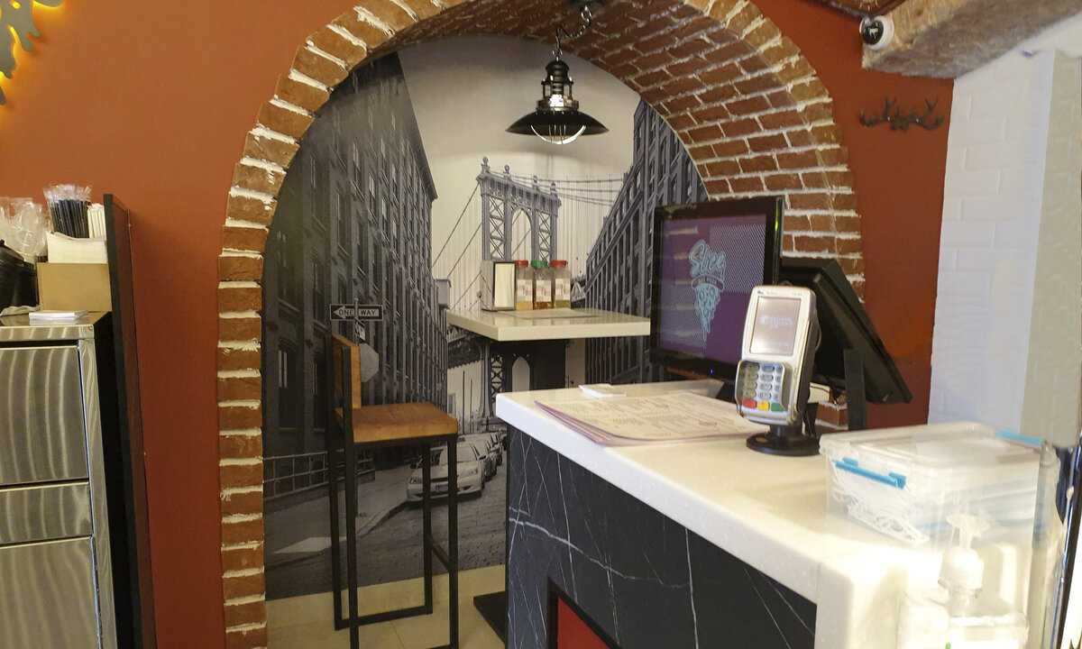 "Slice NYC Pizza", интерьер