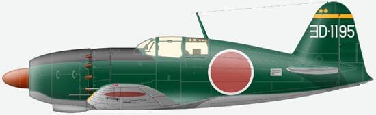 Mitsubishi Raiden J2M-3 Model 21, 302 Kokutai, весна 1945 г.
Самолет «Райден» (Удар грома) был сконструирован в качестве преемника легендарного "Зеро", однако первоначалные ожидания не оправдались.