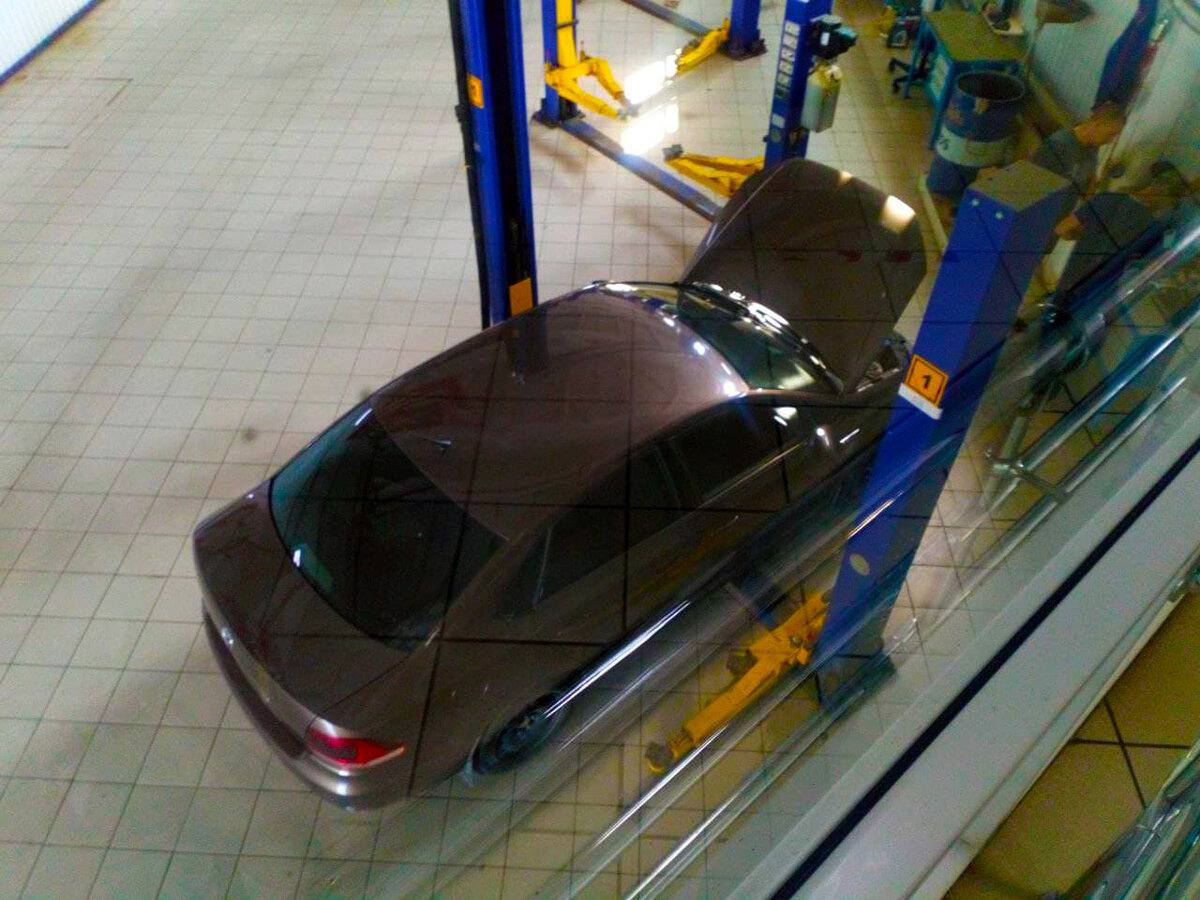 Мой автомобиль наконец-то на замене