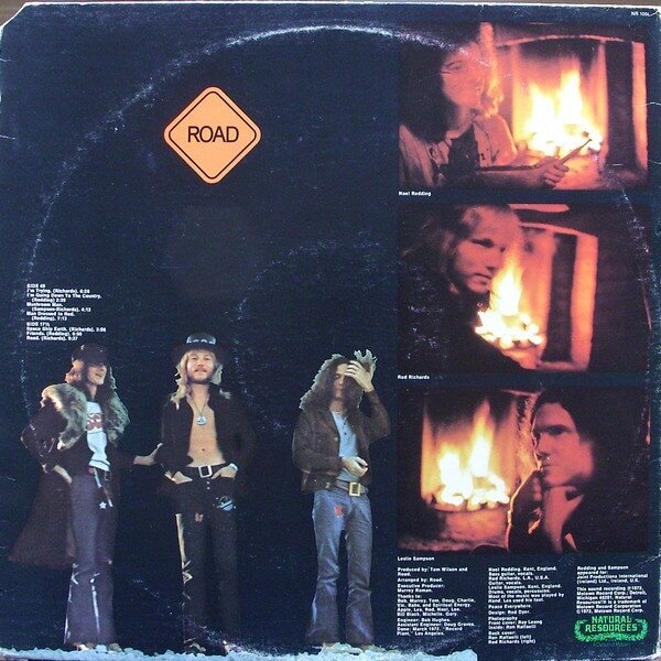 Road. Road 1972. Back. Обложка альбома.