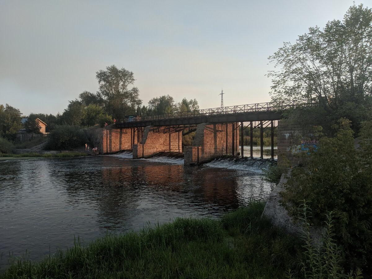 Строительство шершневского водохранилища плотины