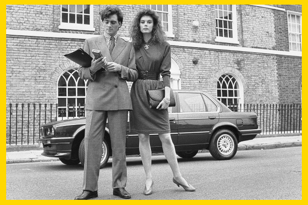 Фото с сайта grandstock.ru. Мода 1980-х годов в Европе