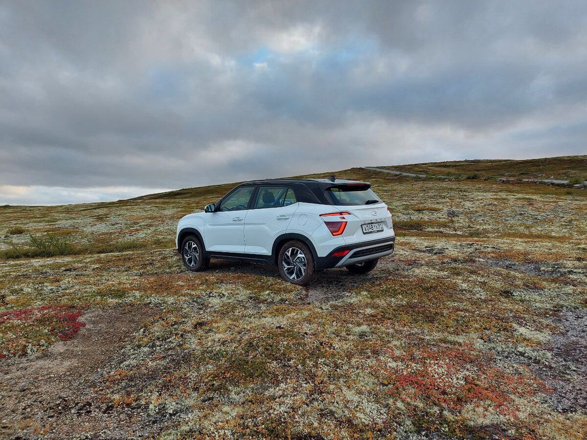 И по таким дорогам Хендай Крета 2021 может уверенно ездить. 