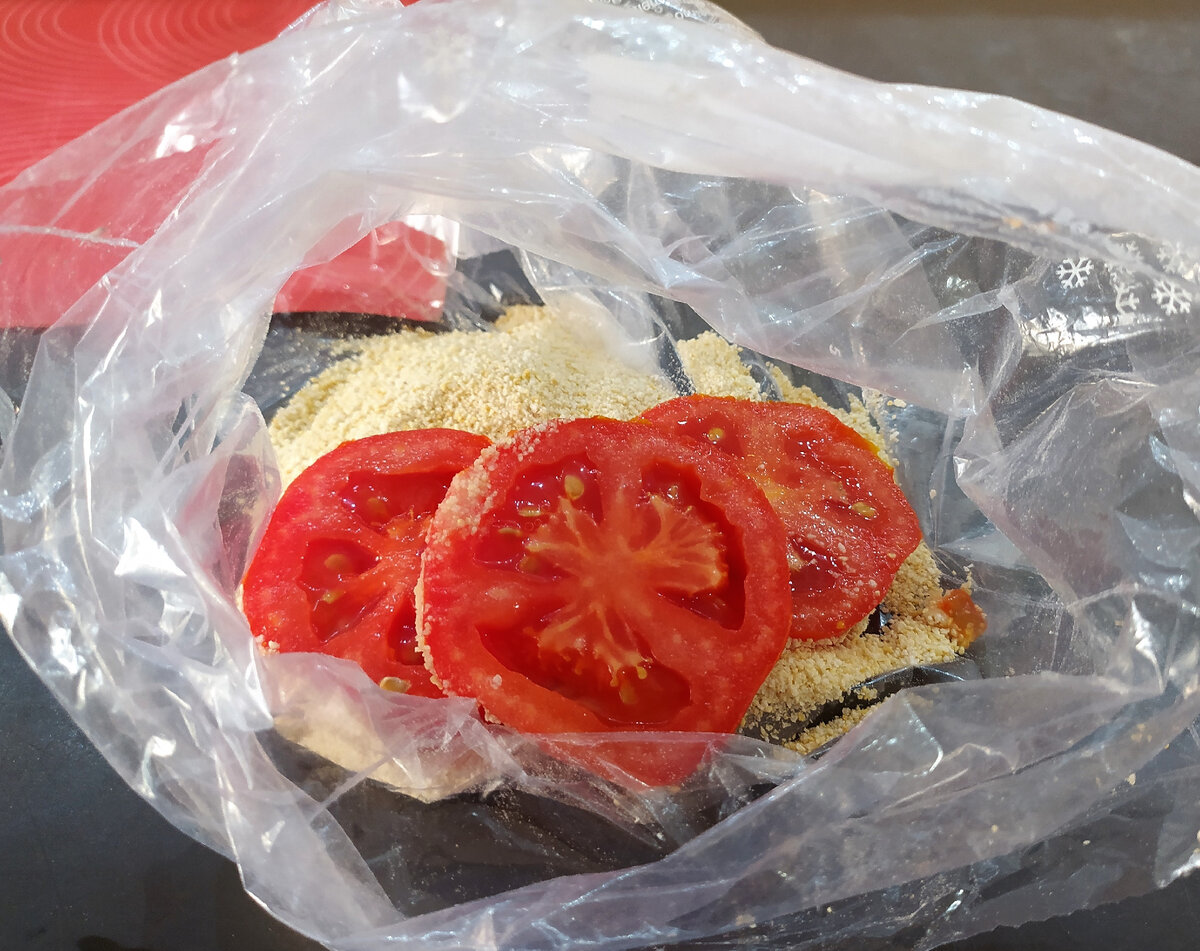 помидоры в панировке, фото автора.