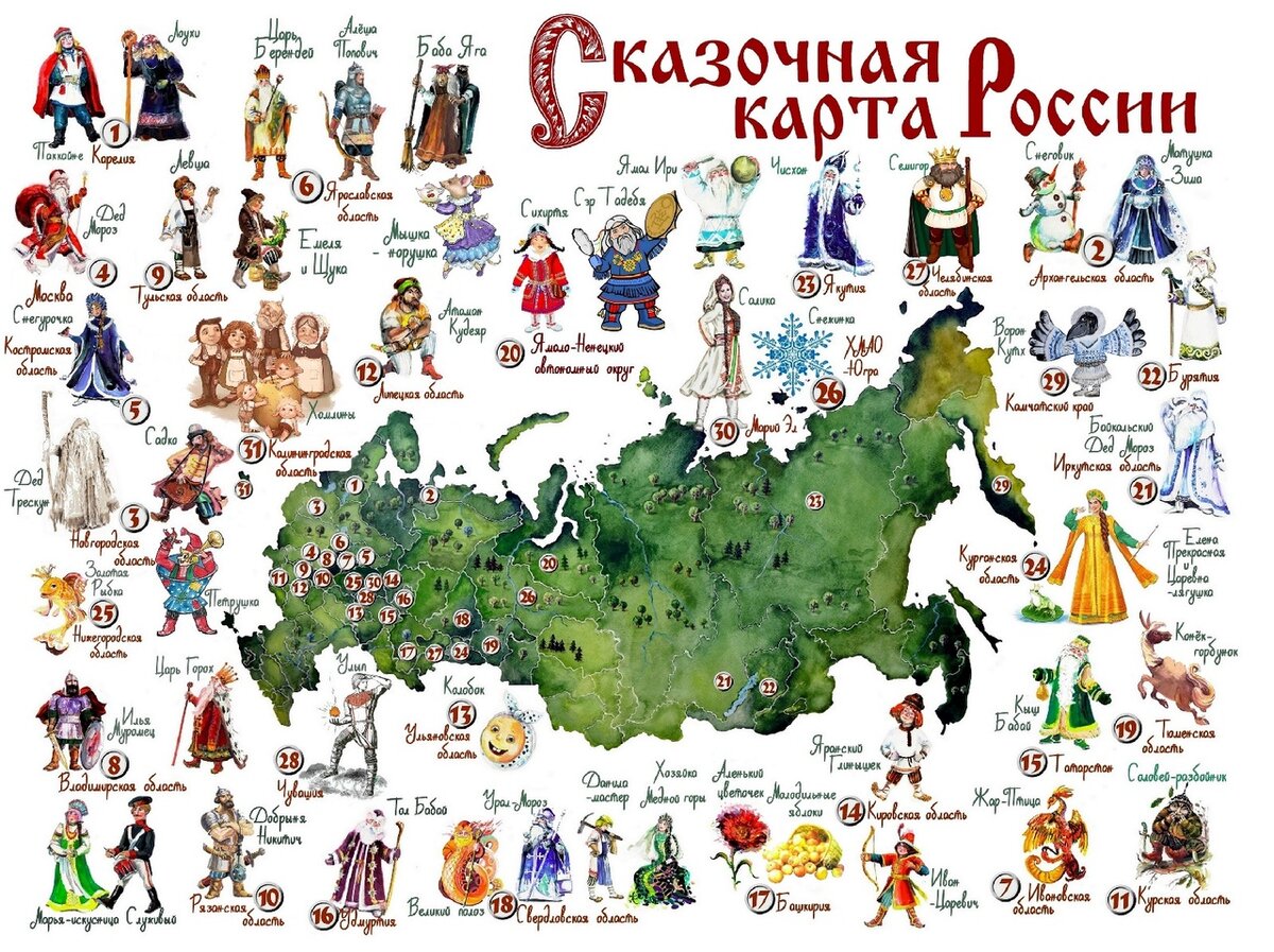 Рисунок из официального сайта "Сказочная карта России".