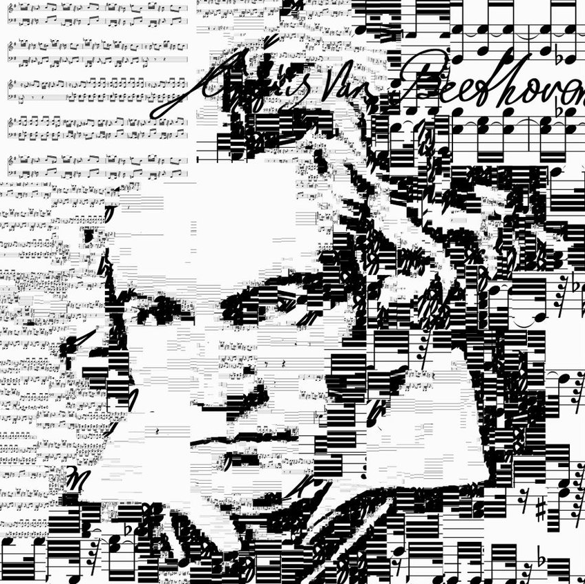 

"Бетховен представляет собой промежуточное явление между 
старой, дряхлой душой, которая постоянно разбивается, 
и будущей сверхъюной душой, которая постоянно нарождается; 
его музыку озаряет этот сумеречный свет вечной утраты 
и вечной, необузданной надежды."

Фридрих Ницше