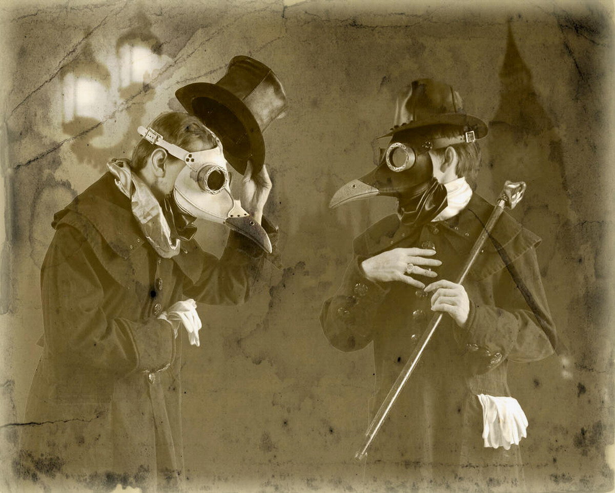 Gentlemen plague doctor 1869