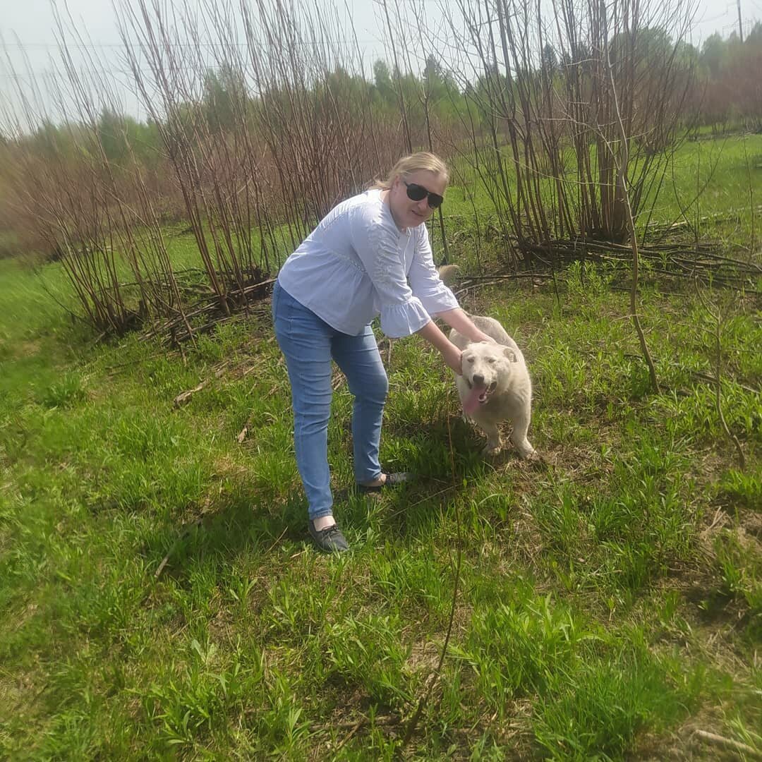 Пессимистка с собачкой.