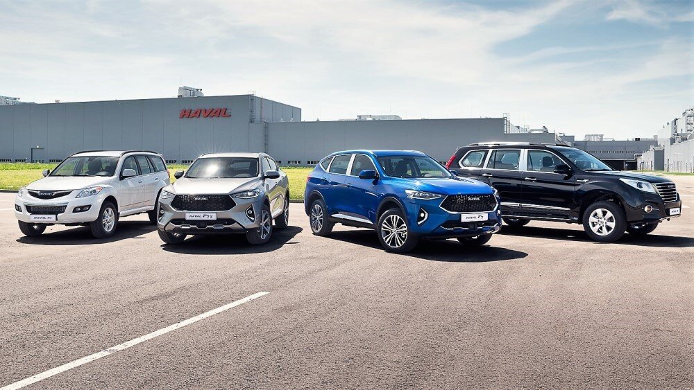 Модельная линейка Haval