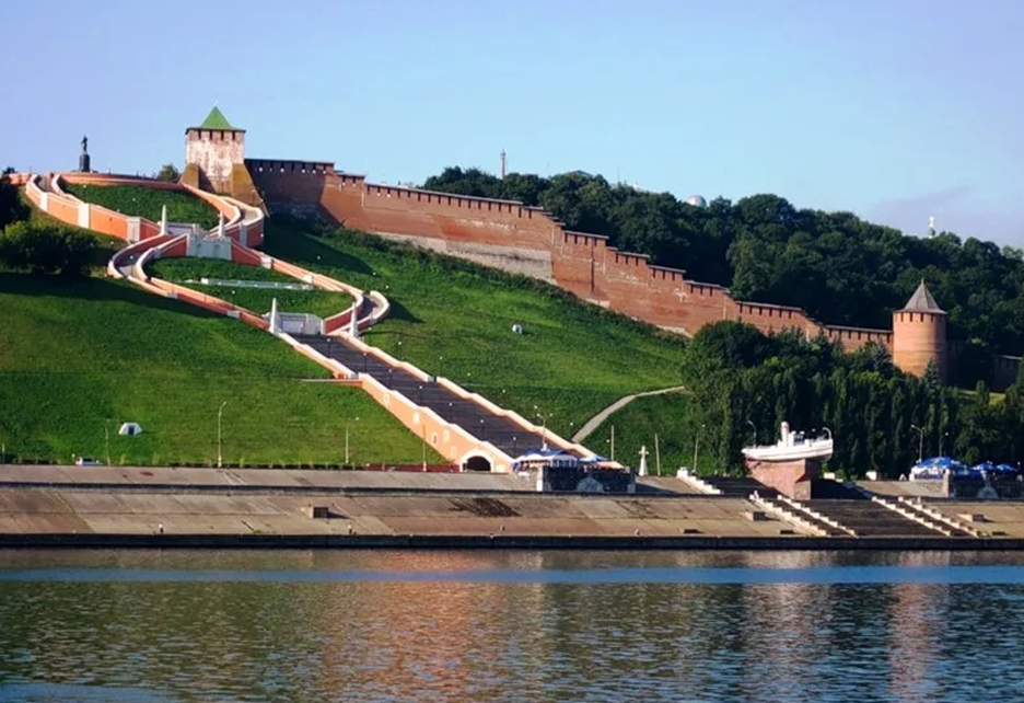 Современный вид Чкаловской лестницы