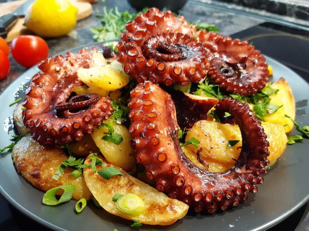Осьминожки морепродукты