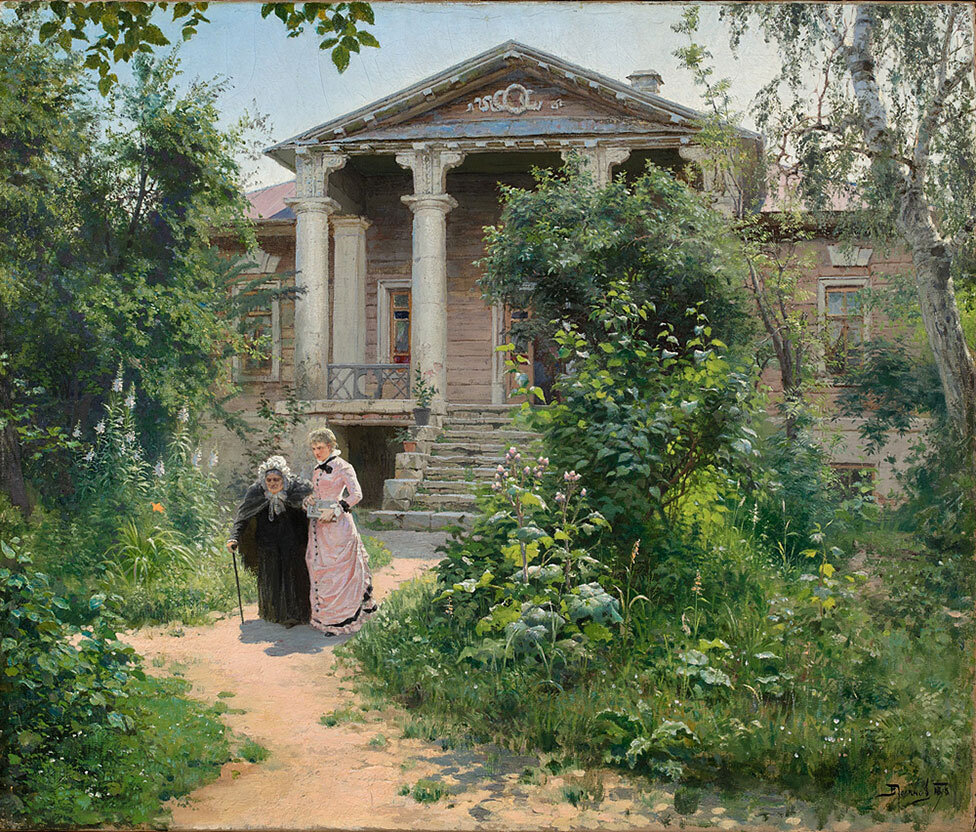 Василий Поленов. Бабушкин сад, 1878. Государственная Третьяковская галерея 