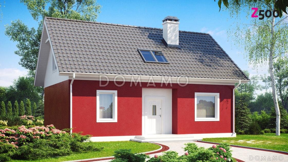 Проект D3508 — вид со стороны главного входа