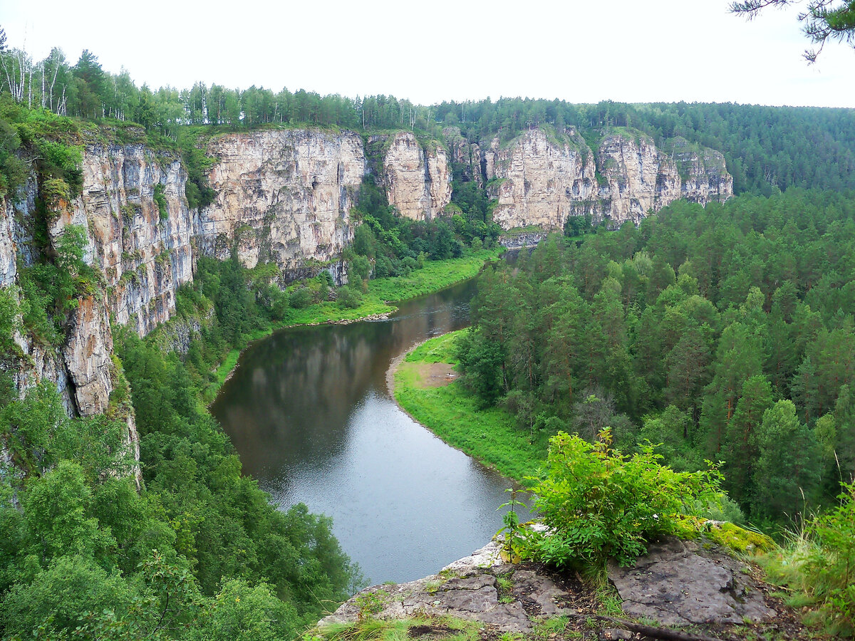 Притесы реки Ай в Челябинской области