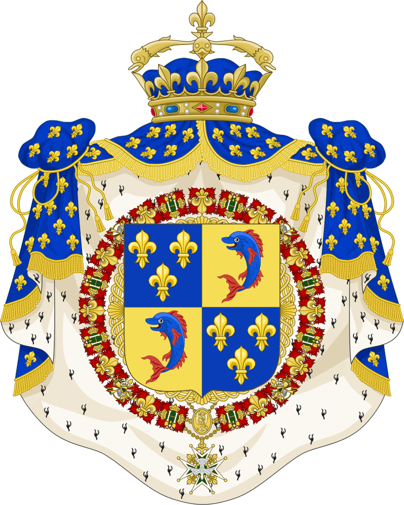 Французский герб XVIII столетия