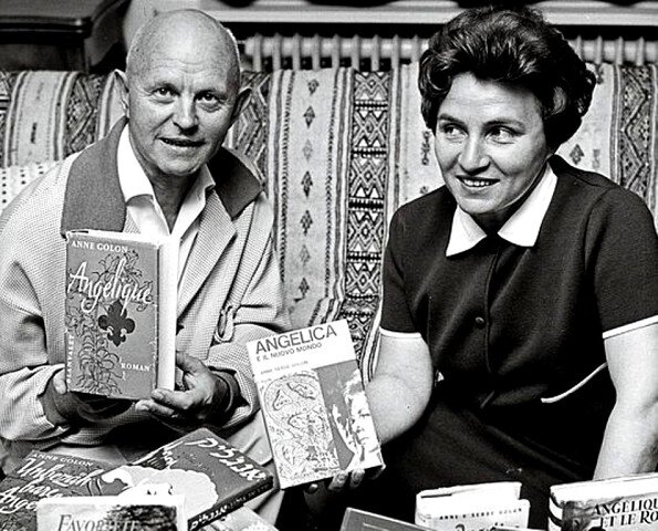 Соавторы и супруги Анн и Серж Голон - Симона Шанжё и Всеволод Голубинов. Источник - yandex.ru