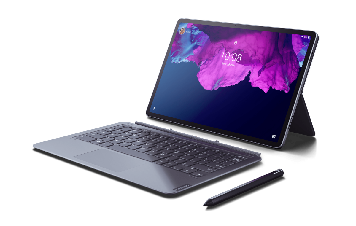 Lenovo Tab P11 Pro с дополнительными аксессуарами