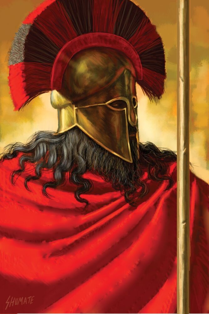 Спартанский шлем