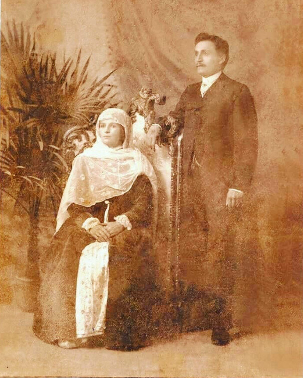 На фото: Нухбек и Мариам Аскаровы.