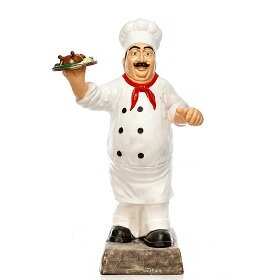   
Необычные персонажи в рекламе
Да, эти персонажи именно необычные, поэтому на них сразу обращают внимание. Какие костюмы у обычных зазывал? Кролики, мишки, персонажи из мультфильмов и т. д. А здесь у входа в булочную будет стоять румяный, добродушный пекарь в белоснежной куртке с батоном. Фигура настолько реалистична, что кажется, будто можно почувствовать аромат свежеиспеченного хлеба.
Или у отдела мясных полуфабрикатов покупателей будет встречать кавказец с шампурами. Сразу понятно, что здесь вы сможете купить все для приготовления на природе шашлыка.
Фигуры крестьянина или землекопа будут отличной рекламой для магазина садового инвентаря или фермерских товаров.
Не всегда рекламные фигуры можно выбирать по прямым ассоциациям, которые вызывают эти персонажи. Вот одна из таких идей, которую кто-то может назвать бредовой, а кто-то принять на вооружение: о чем вы подумаете, увидев фигурку гаишника с жезлом или радаром? Наверное, о том, что впереди вас ждет неизбежная остановка таким же, но только реальным персонажем. А поставленная у магазина автозапчастей такая фигурка напомнит автомобилисту, что уже пора купить комплект зимней резины, поменять масло, или что-то еще