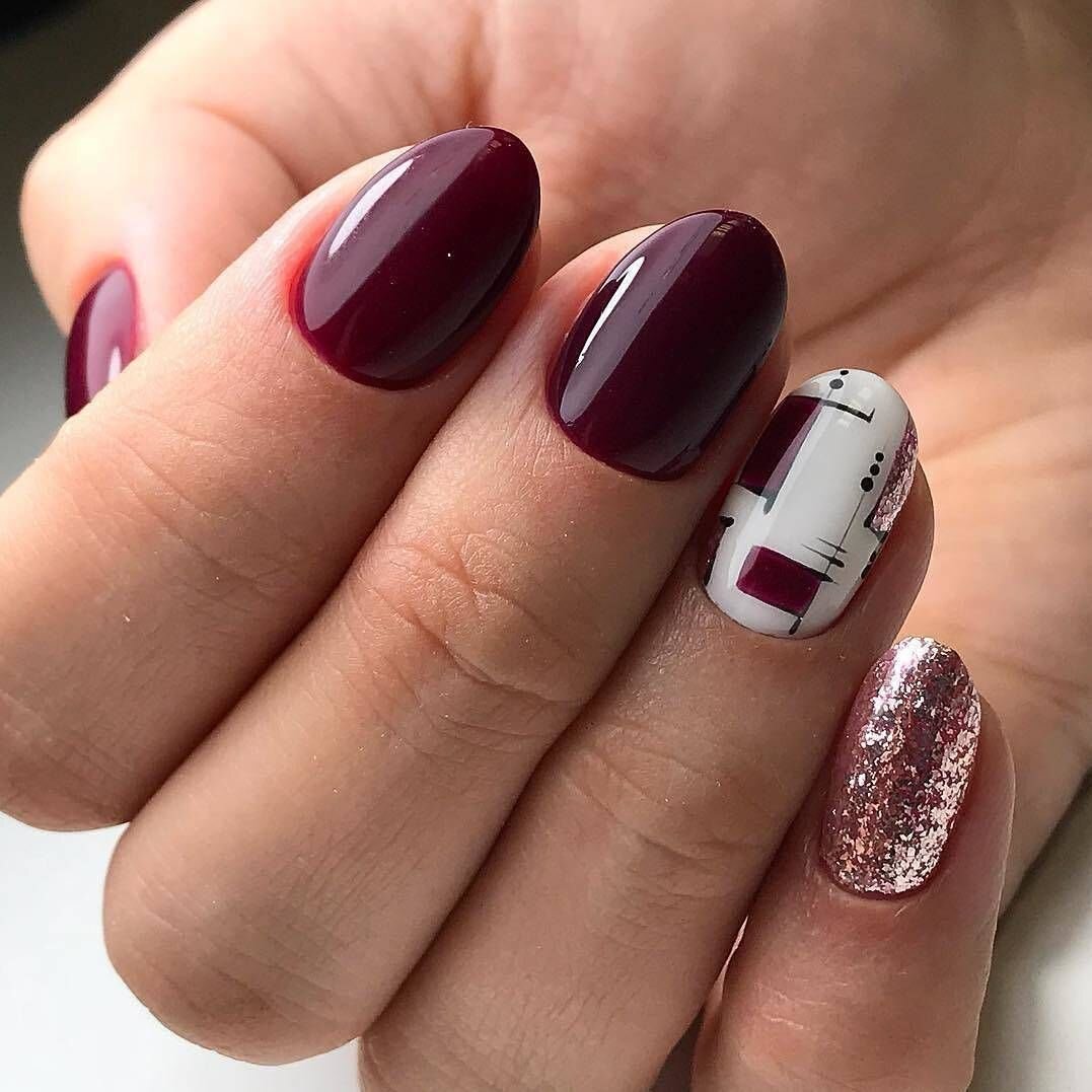 Таинственный темный маникюр. Фото оригинальных идей, тенденции 2020