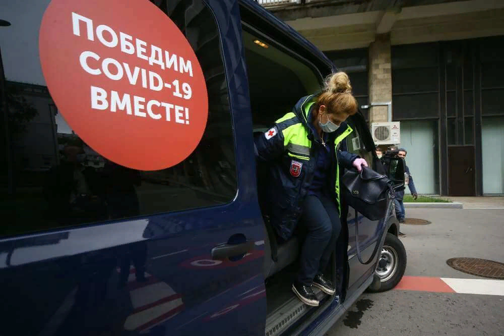 Фото: Отправка бригад московских врачей / Сергей Ведяшкин / Агентство «Москва»
