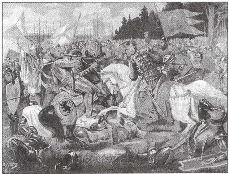 Средневековая битва. Фото: https://coollib.com/i/22/271922/i_028.jpg