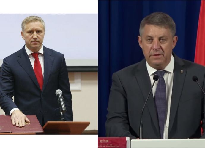 Юрий Бездудный и Александр Богомаз - какие разные брянские лица...