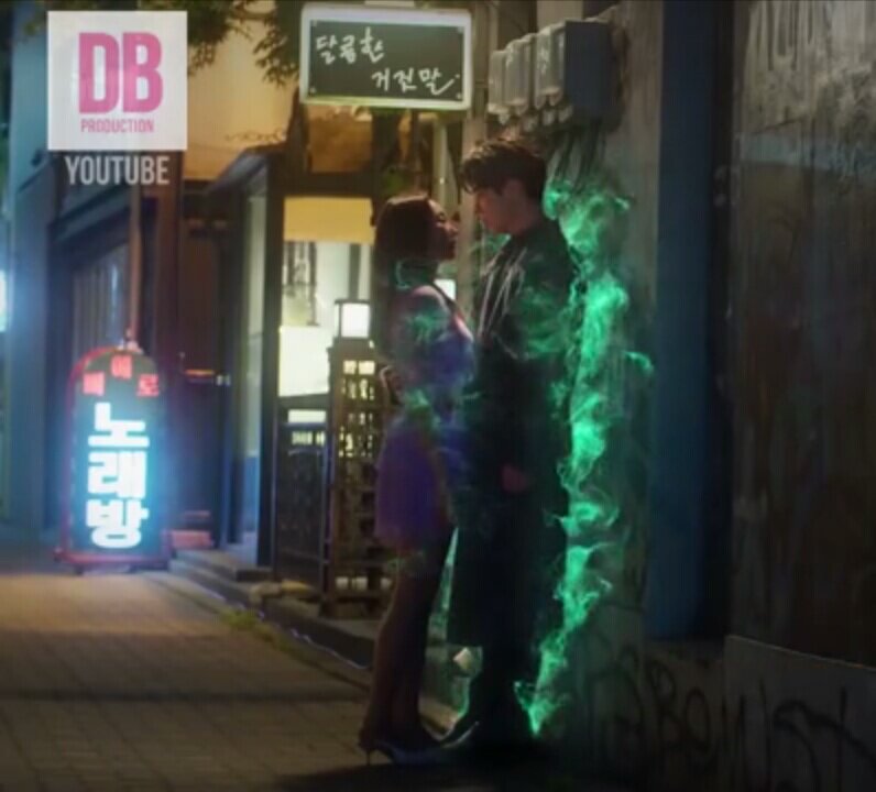 Кадр из дорамы Поцелуй демона