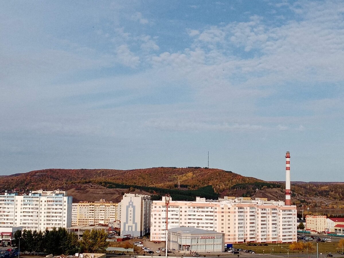 Такие виды из окна! Лес в горах каждый день цвет меняет..