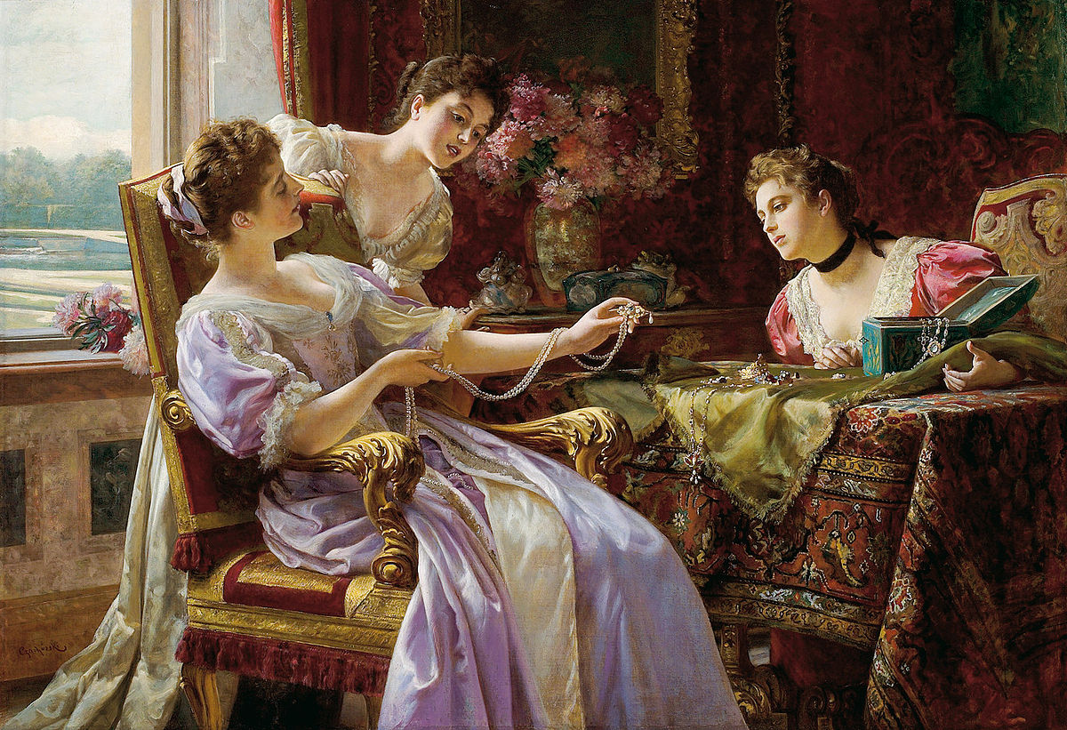 "Шкатулка с драгоценностями", Владислав Чахорский, 1890-е (?). (сс) Wikimedia Commons