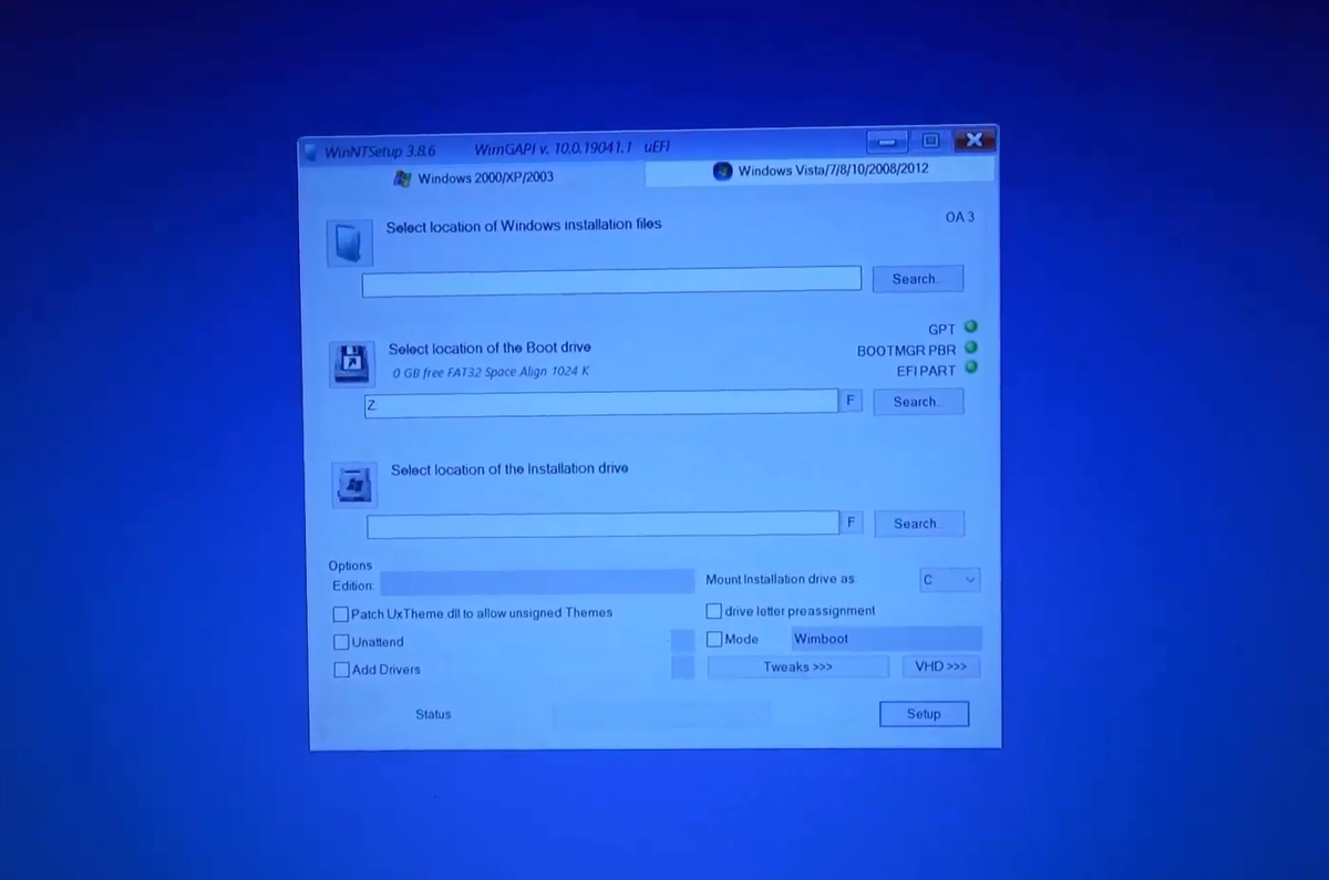 Создание базового загрузочного диска Windows PE 3.1