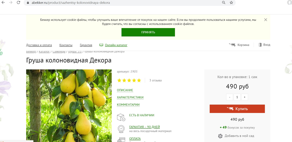 Наглый обман интернет-магазинов саженцев