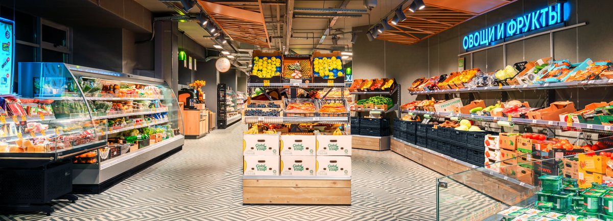 Зал магазина