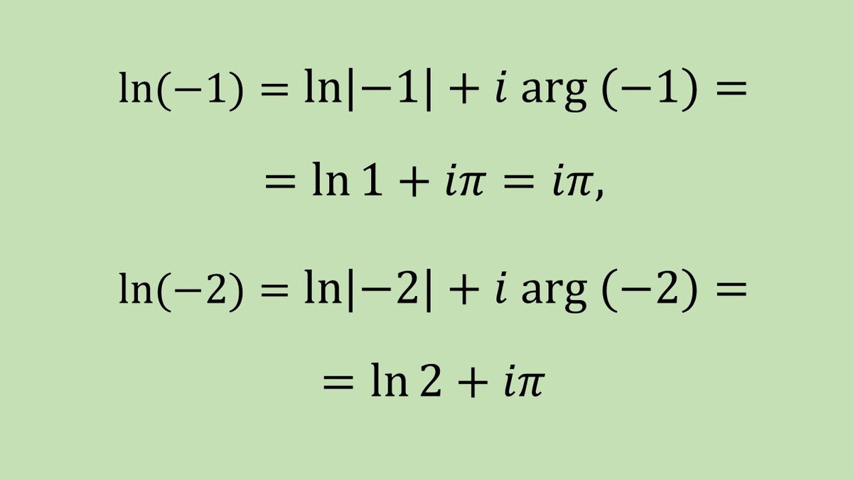 Как вычислить логарифм отрицательного числа? | Соловьева Светлана  Александровна | Дзен