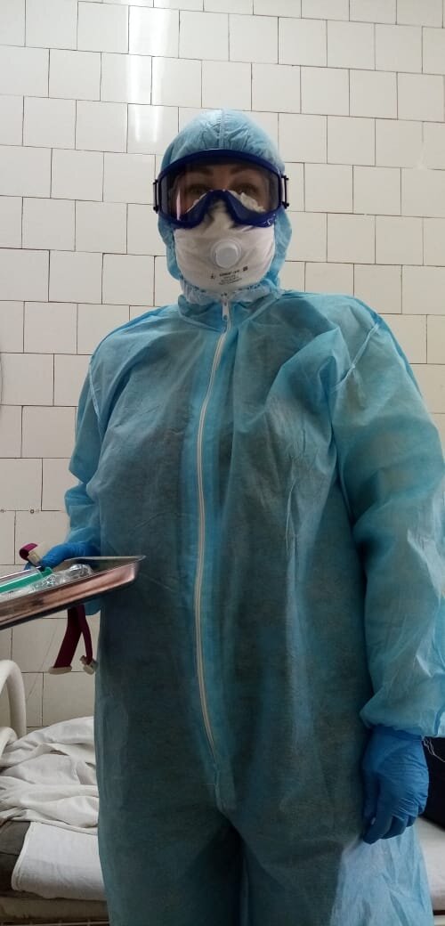 медицинская сестра  из ковидного стационара