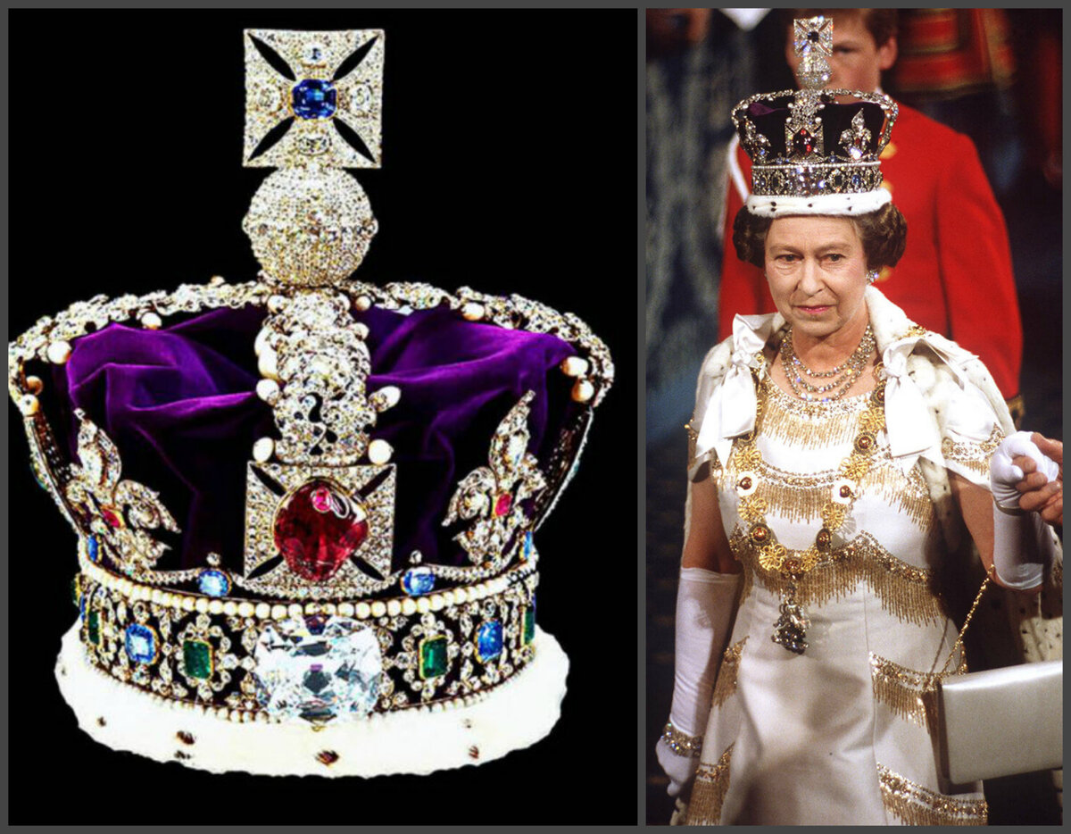 Королева Елизавета 2 корона британской империи