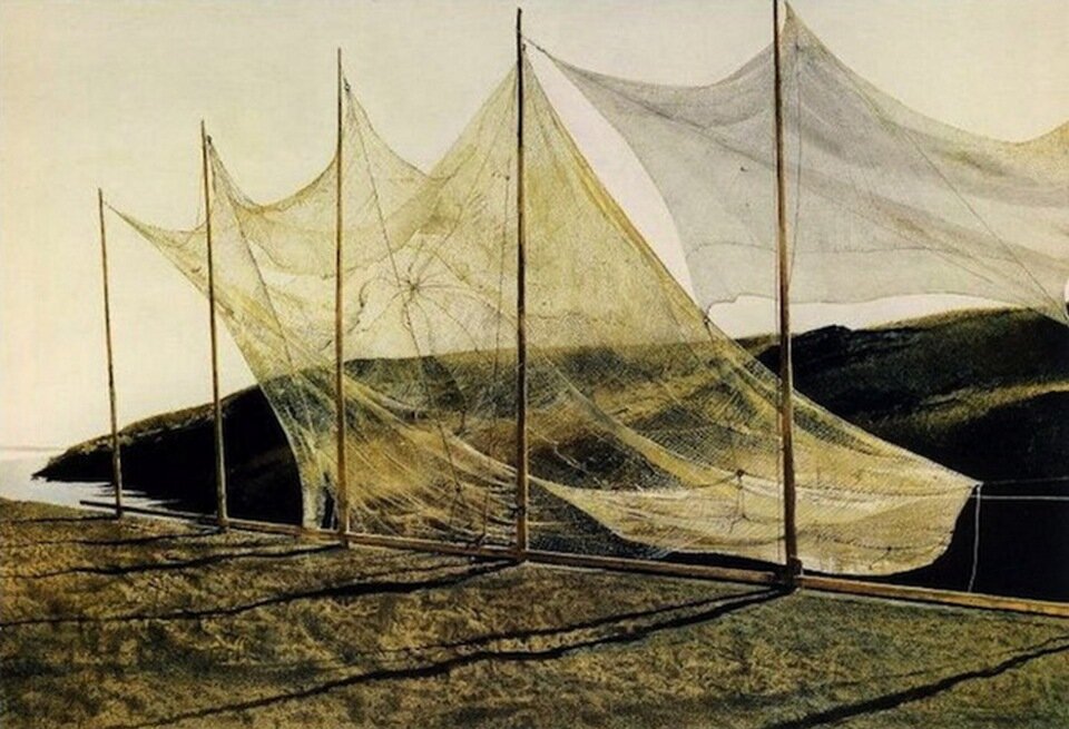 О, ОДИНОЧЕСТВО... ХУДОЖНИК ANDREW NEWELL WYETH / ЭНДРЮ НЬЮЭЛЛ УАЙЕТ (США, 1917-2009)