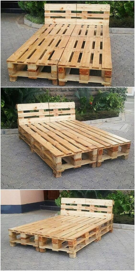 Изголовье из поддонов