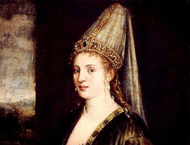 Фрагмент предполагаемого портрета Хюррем. Фото из открытых источников 