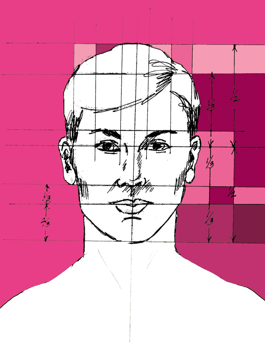 Очень много информации о человеке может сказать его голова. Специалисты по телесно-ориентированной терапии условно делят ее на 3 части: лоб «ответственен» за мысли, промежуток от бровей до кончика носа – за чувственную сферу, а губы и нижняя часть подбородка – за желания