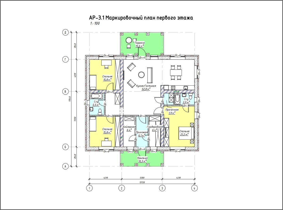 Block Forester планировка