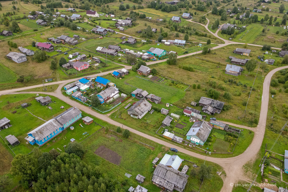 Деревня Дубровская (Орлово). Этот снимок позволил улучшить отрисовку объектов