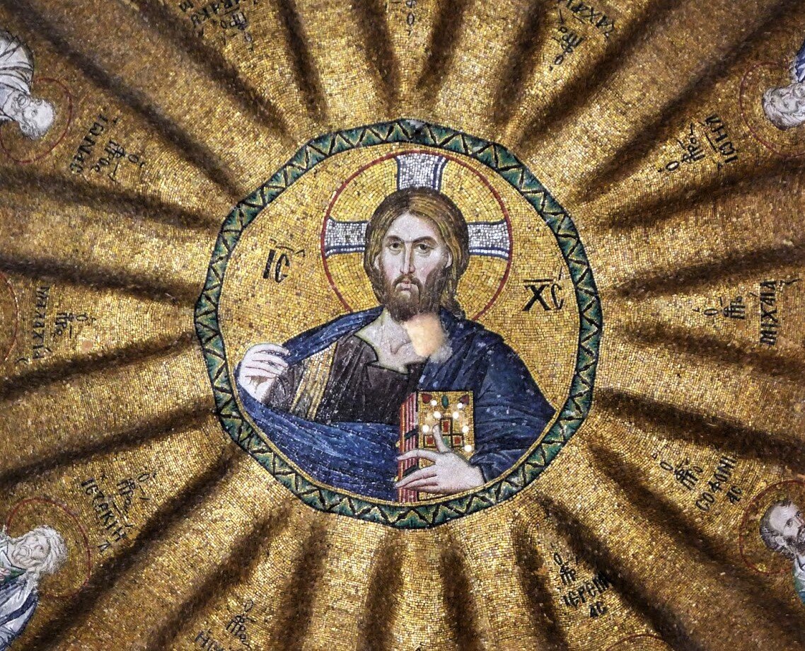 Солярный образ Иисуса (Спас Пантократор)