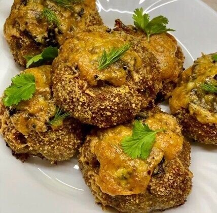 Мясные гнезда с грибами. Источник: Скриншот рецепта vitalina.mach в Instagram