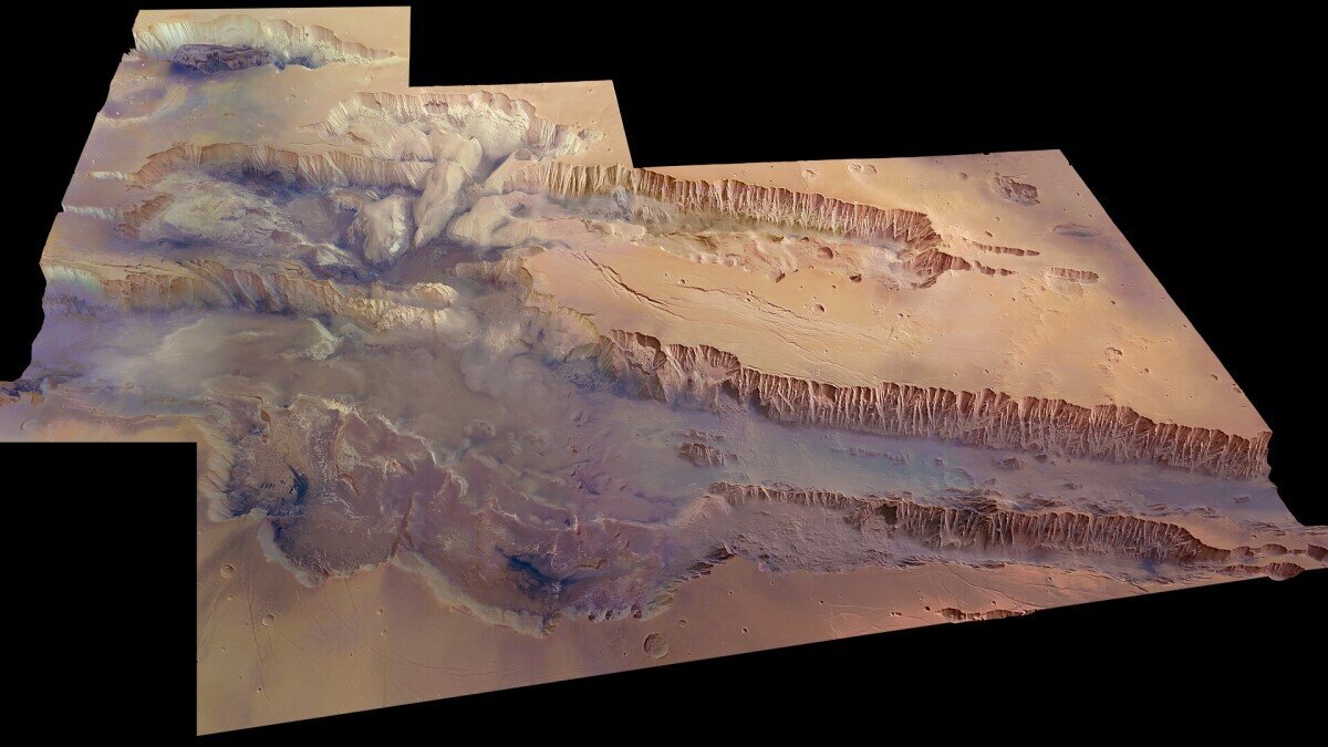 Фото: ESA Долины Маринер