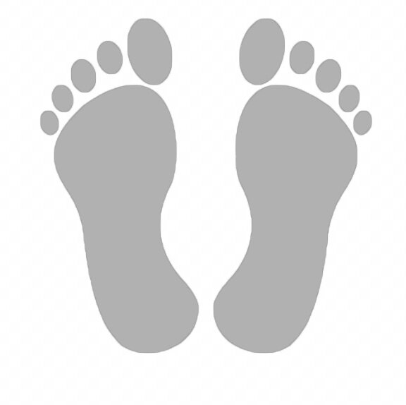 Шаблон ступней.