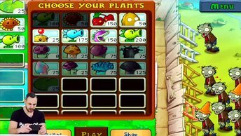 Папа РОБ продолжает играть в #РАСТЕНИЯ против #ЗОМБИ Plants vs. Zombies