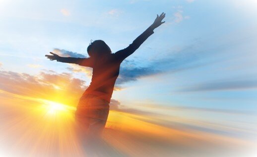 Человек и солнце